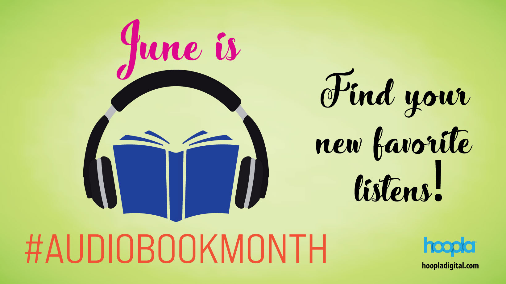 June is #Audiobook Month - C. H. Booth Library